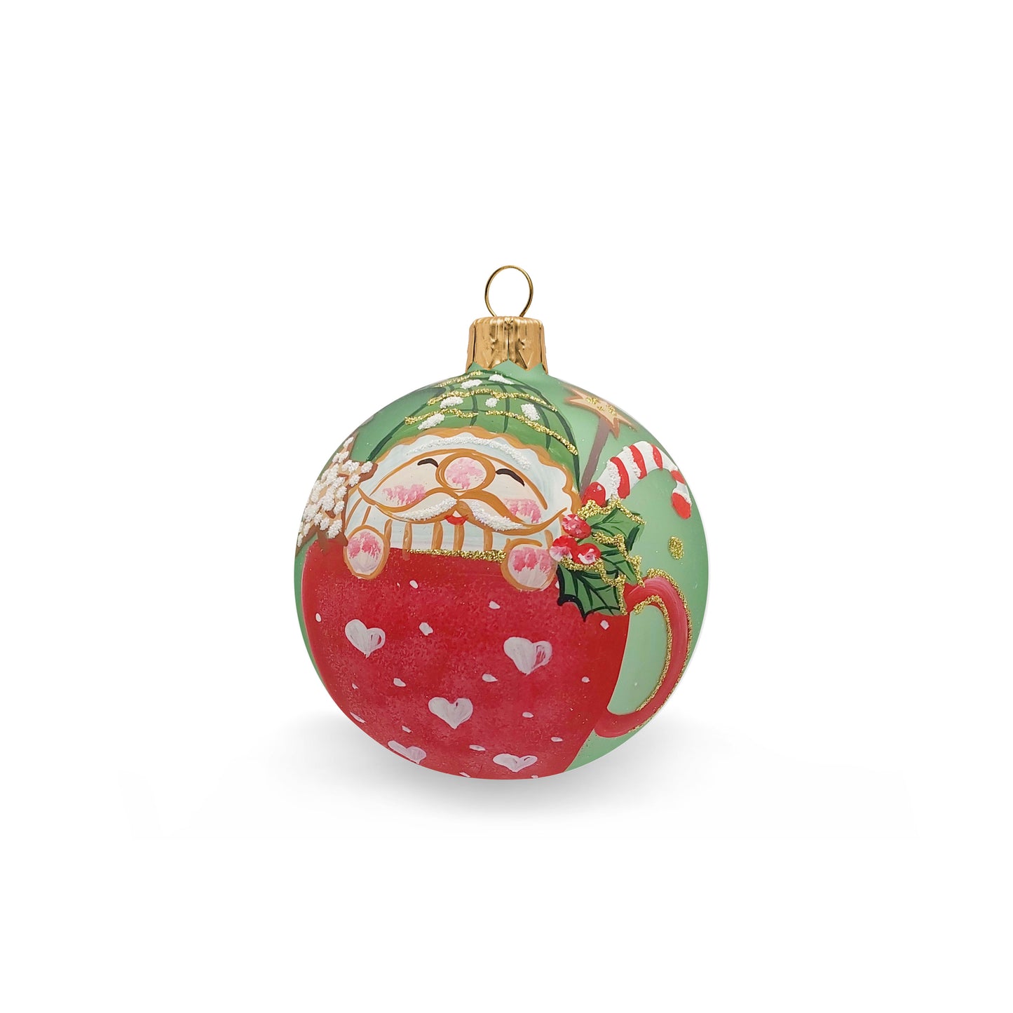 Palla Babbo Natale con tazza