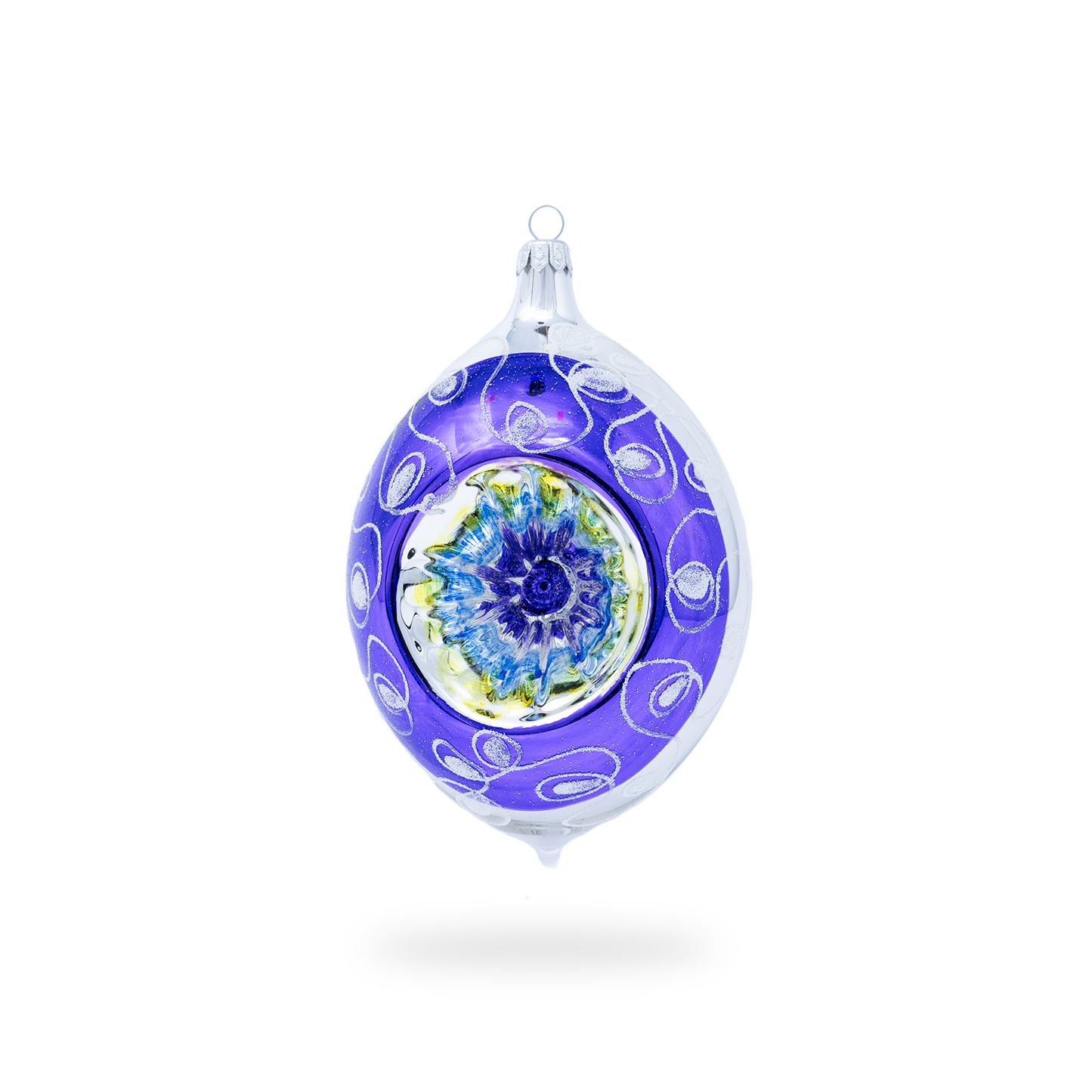 Oval purple souvenir