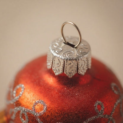 Sveglia, decorazione di Natale dipinta a mano: un'altra vista