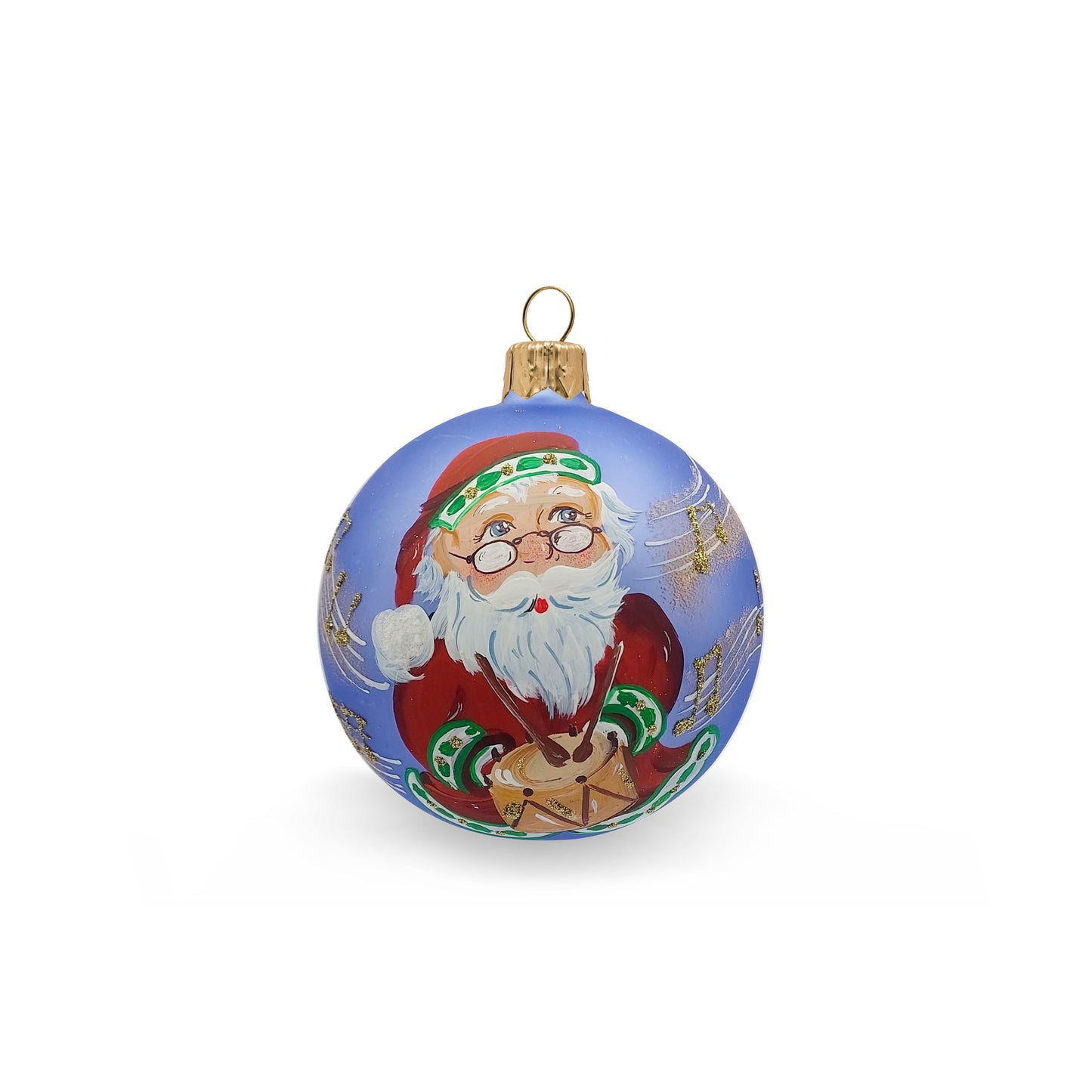 Santa Claus ball with drum