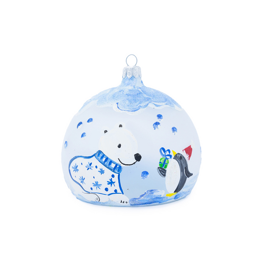 Igloo orso golf blu e pinguino