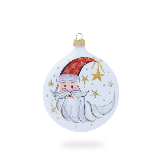 Starry Santa Claus medallion