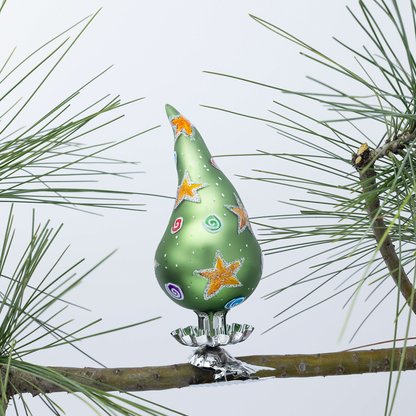 Alberello clip argento