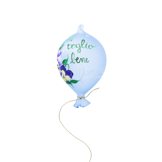 Blue "mum" balloon