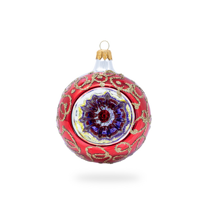 Red and gold souvenir ball