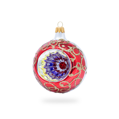 Red and gold souvenir ball