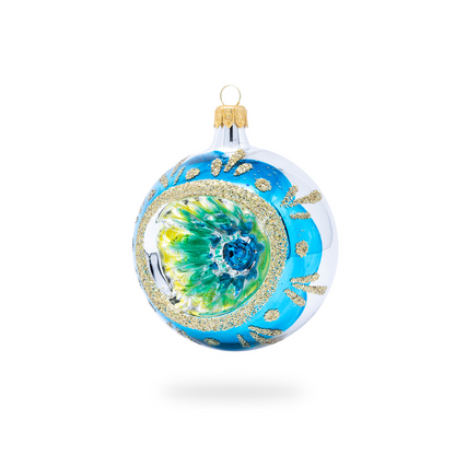 Gold blue souvenir ball - random decoration