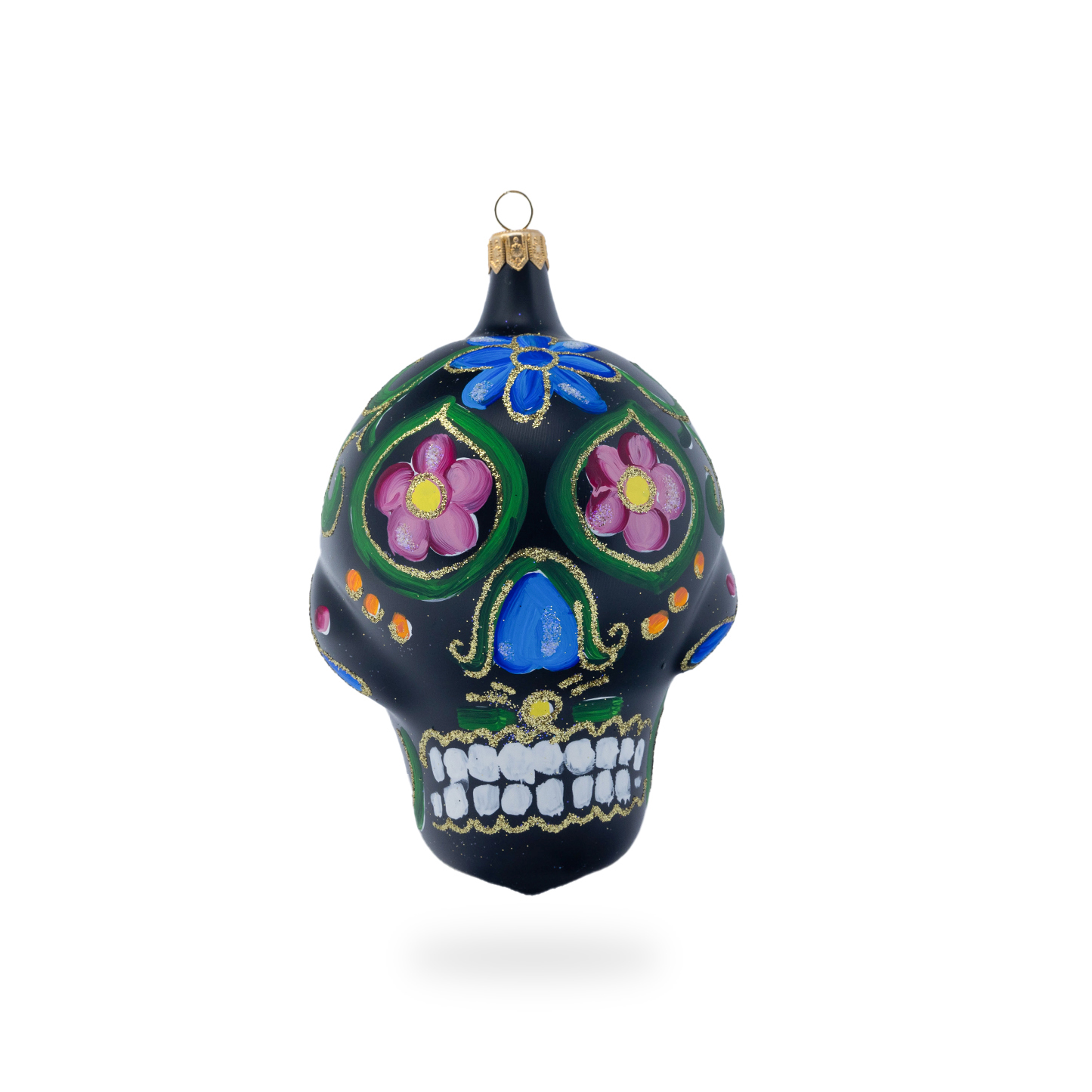 Black and white Mexican calavera to hang