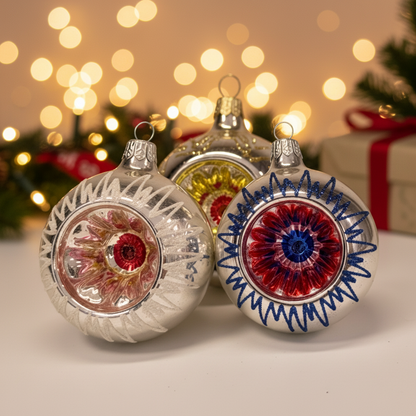 Advent Calendar "Ricordo" – 24 blown glass spheres, 6 cm each