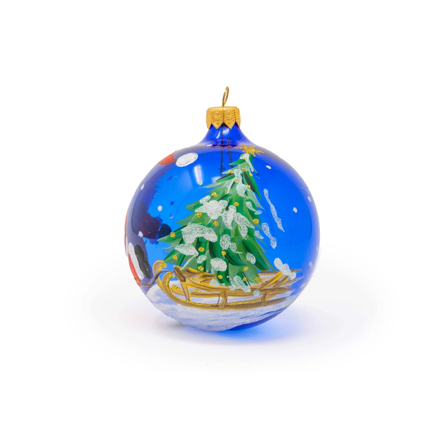 Blue Santa Claus ball