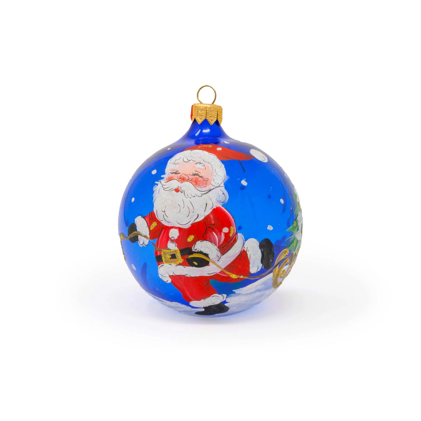 Blue Santa Claus ball